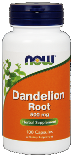 Dandelion Root 500 mg (100 Caps) NOW Foods